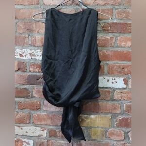Zara Cropped Open-Back Top